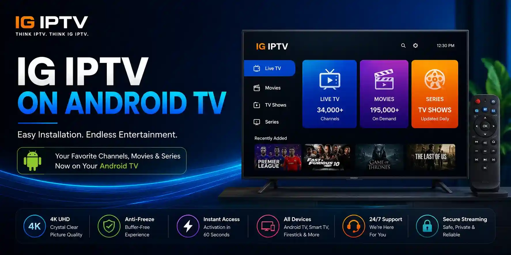 How to Install IG IPTV on Android TV