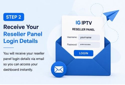 IG IPTV reseller panel login details for new reseller account